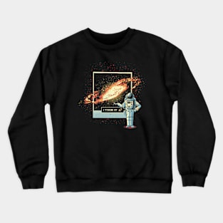 Astronaut Astro Photography of The Universe by Tobe Fonseca Crewneck Sweatshirt